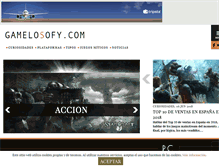 Tablet Screenshot of gamelosofy.com